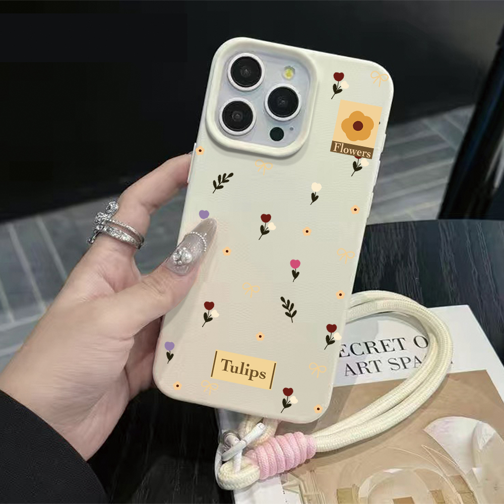 Phone Cases With Straps - Funda de silicona mate con correa