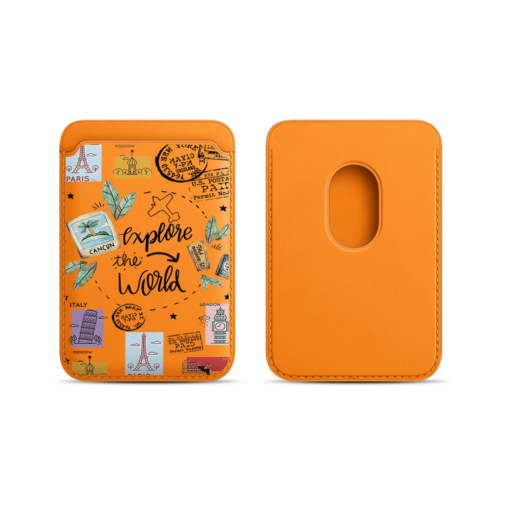 Phone Cases With Wallet On Back - Funda de cuero Trend INS para