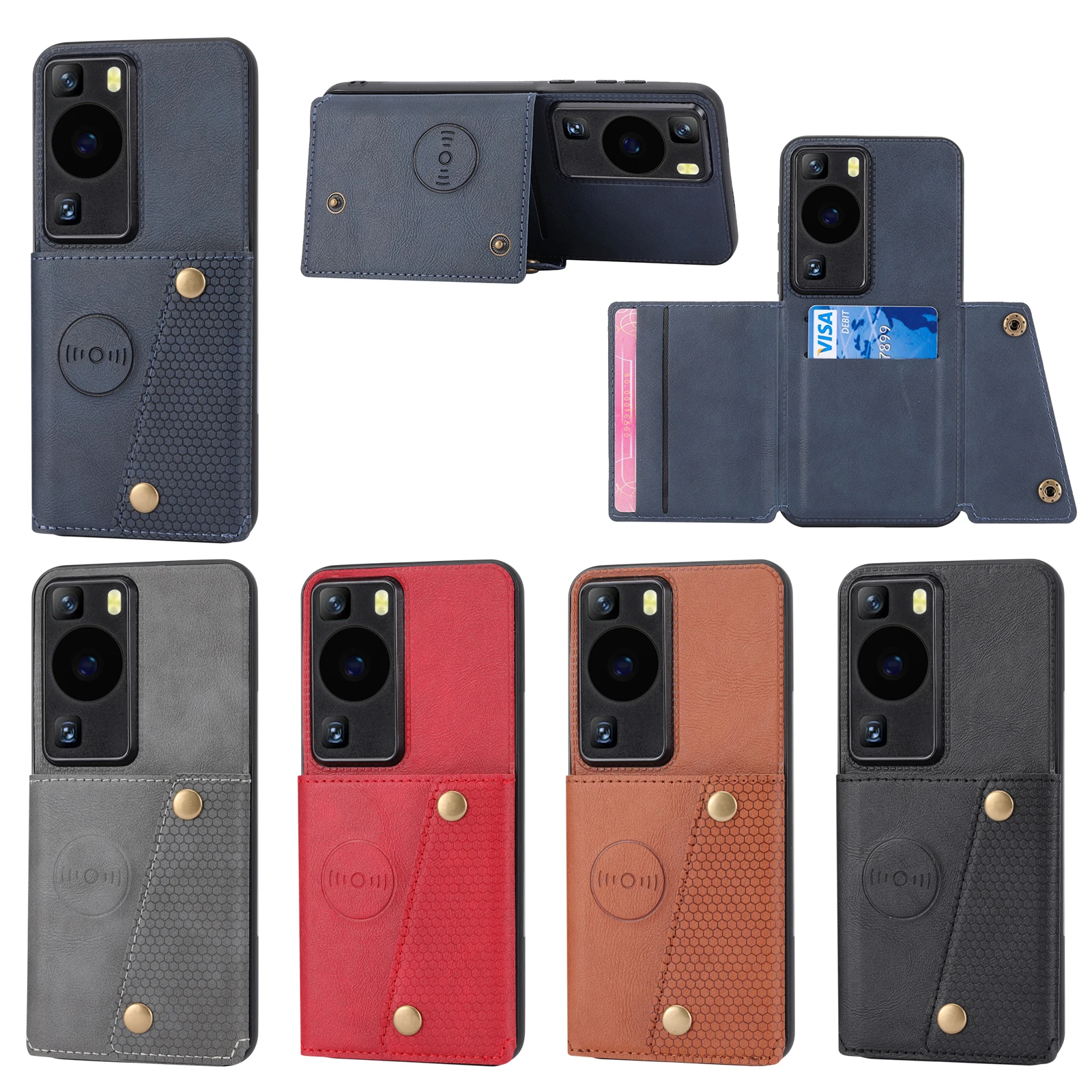 Phone Cases With Wallet On Back - Para Huawei P60 Pro P70 P80