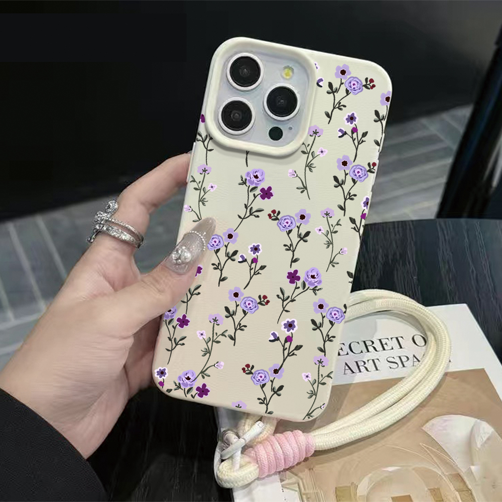 Phone Cases With Straps - Funda de silicona mate con correa