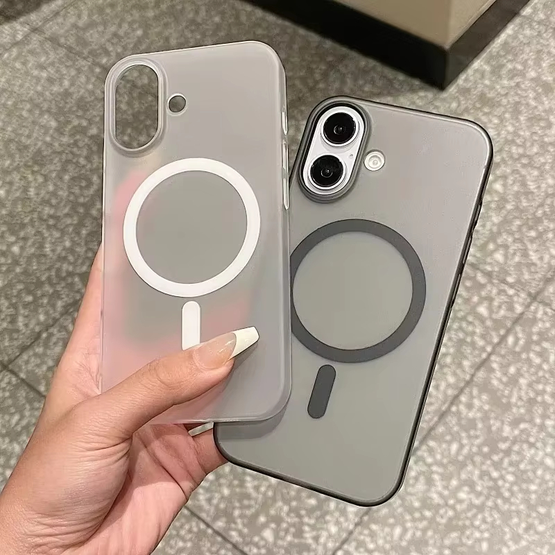 Phone Cases Quality - Funda Transparente Mate para Magsafe, Compatible