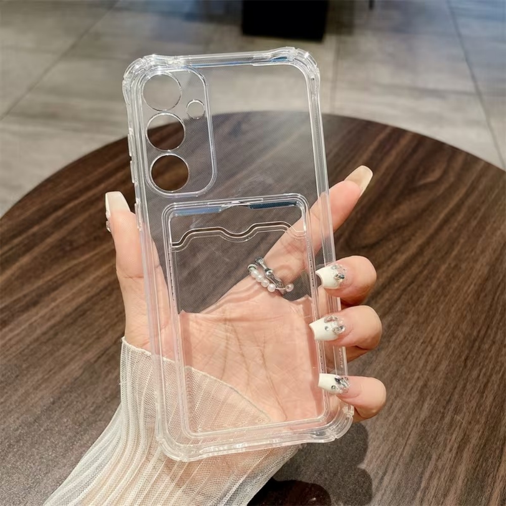 Phone Cases That Hold Cards - Funda de teléfono transparente de lujo