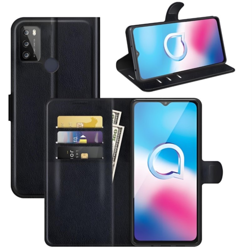 Phone Cases With Wallet On Back - Para alcatel 1s 2021 funda con