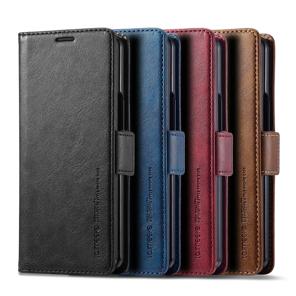 Phone Cases That Hold Cards - Funda de cuero tipo billetera para