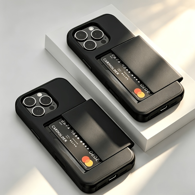 Phone Cases With Wallet On Back - Funda de Lujo con Ranuras para