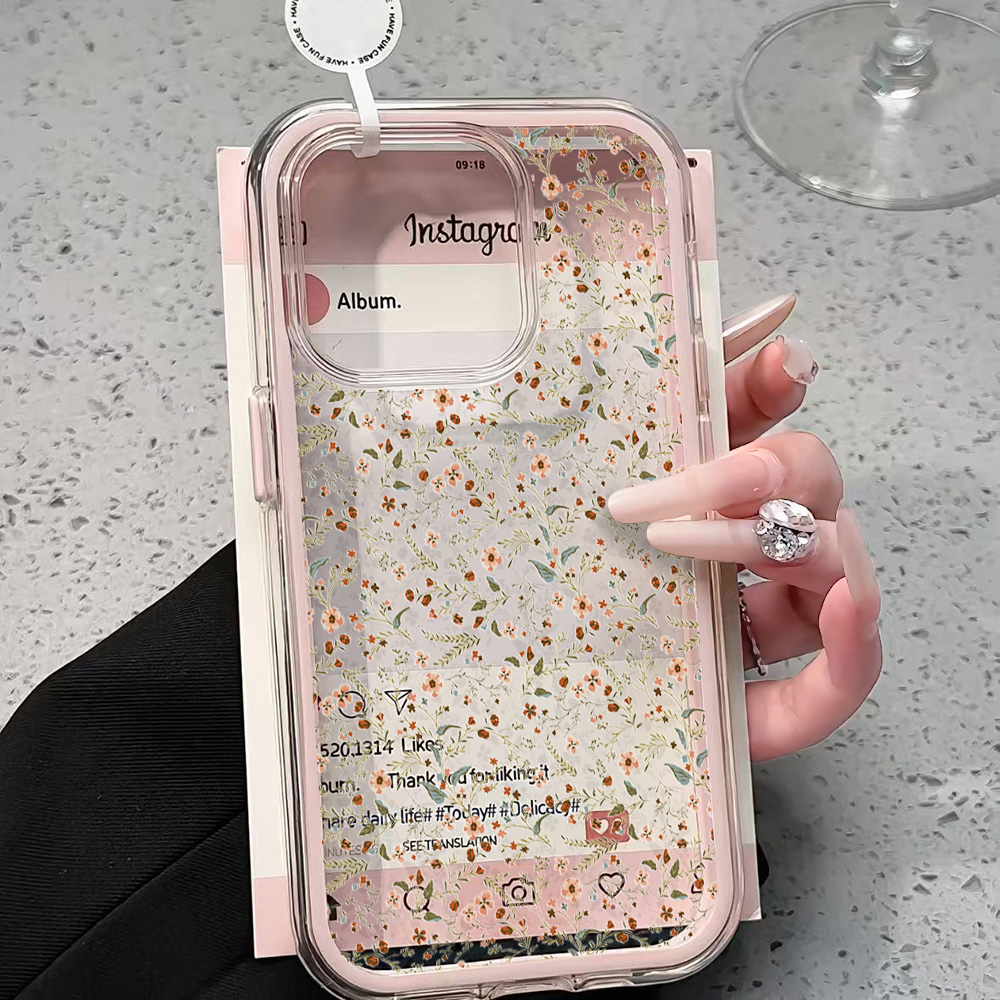 Phone Cases Wildflower - Funda Transparente con Flores Silvestres para