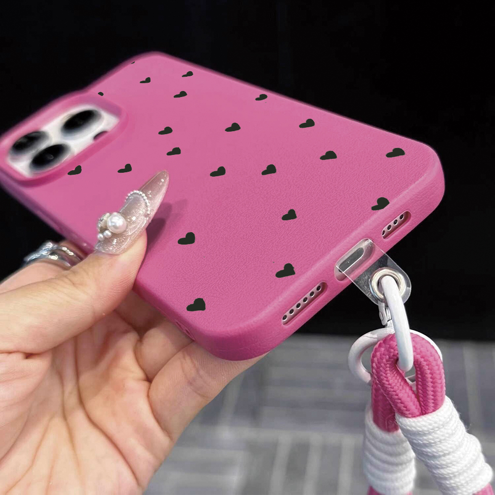 Funda de silicona mate con cor - Phone Cases With Straps reseña y precio