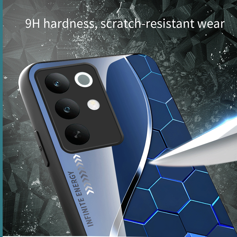 Funda de vidrio templado duro  - Gradient Color Case reseña y precio