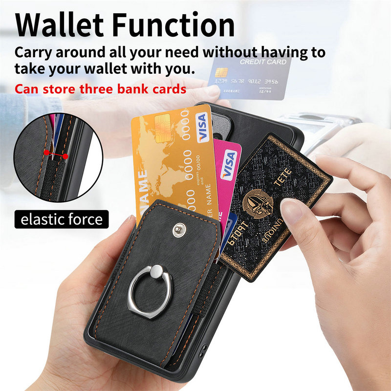 Funda de Cuero con Ranuras par - Phone Cases With Wallet On Back reseña y precio