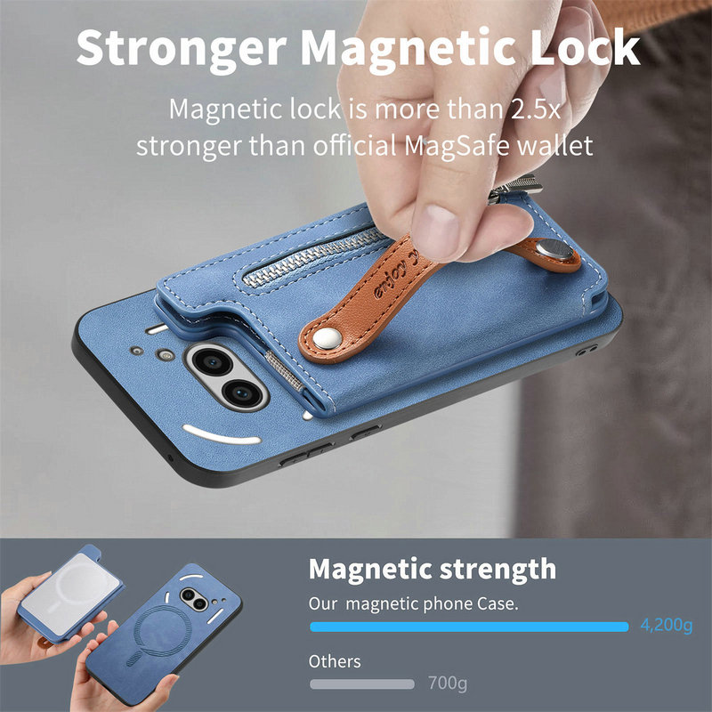 Para Nothing Phone 2a Plus 4A  - Phone Cases With Wallet On Back reseña y precio