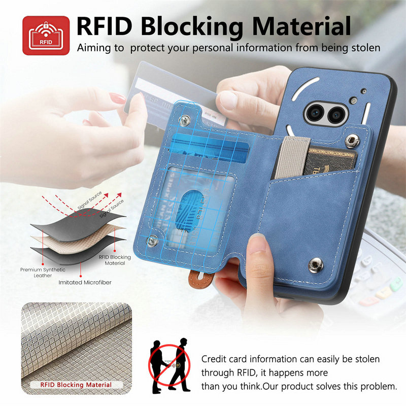 Para Nothing Phone 2a Plus 4A  - Phone Cases With Wallet On Back reseña y precio