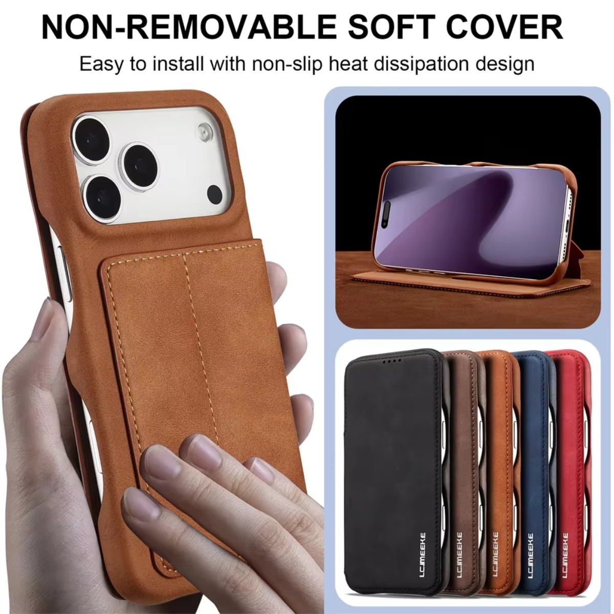 Funda de cuero con tapa magnét - Phone Cases That Hold Cards reseña y precio