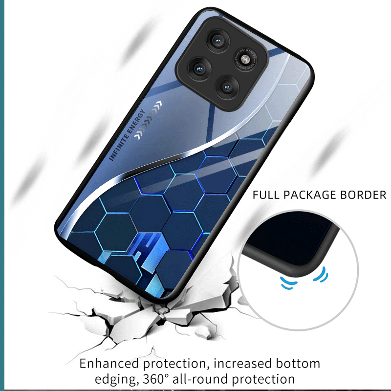 Funda de vidrio templado duro  - Gradient Color Case reseña y precio