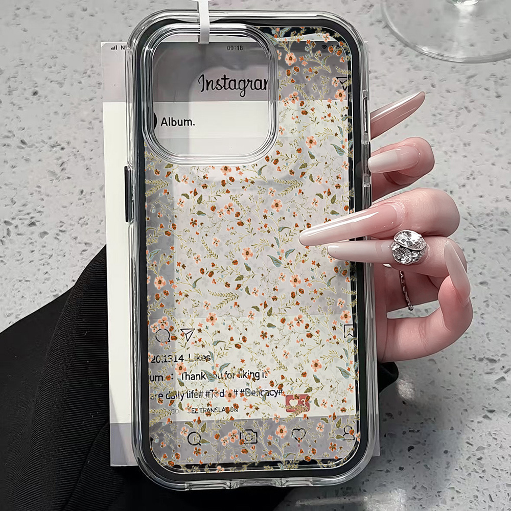 Funda Transparente con Flores  - Phone Cases Wildflower reseña y precio