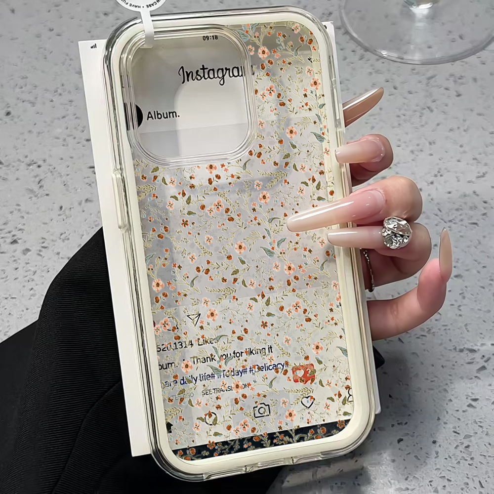 Funda Transparente con Flores  - Phone Cases Wildflower reseña y precio