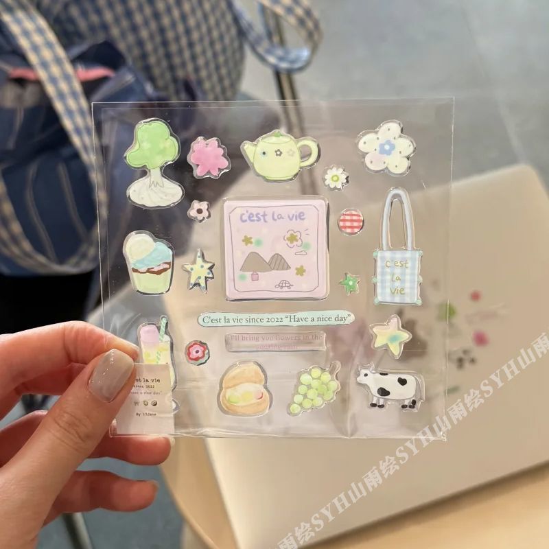 Puffy Jelly Stickers Viral Xia - Phone Cases Viral reseña y precio
