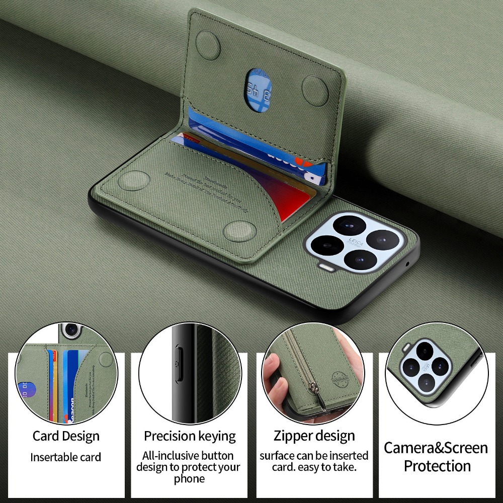 Funda de Cuero con Cierre Magn - Phone Cases With Wallet On Back reseña y precio